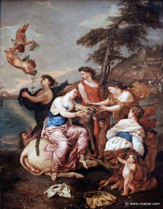 4201.jpg - 4201: Andrea de Lione 1610-1685: L’enlèvement d’Europe. Palais des Beaux-arts, Lille.