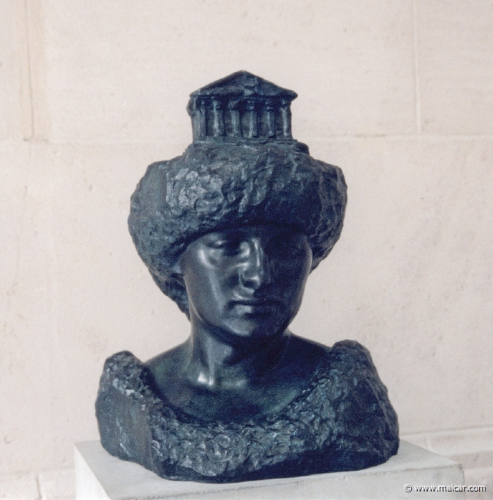 4214.jpg - 4214: Auguste Rodin 1840-1917: Pallas au Parthénon 1896. Palais des Beaux-arts, Lille.