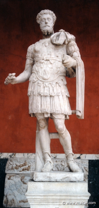 5106.jpg - 5106: Romersk pansarstatue restaureret som Marcus Aurelius. Ny Carlsberg Glyptotek, Copenhagen.