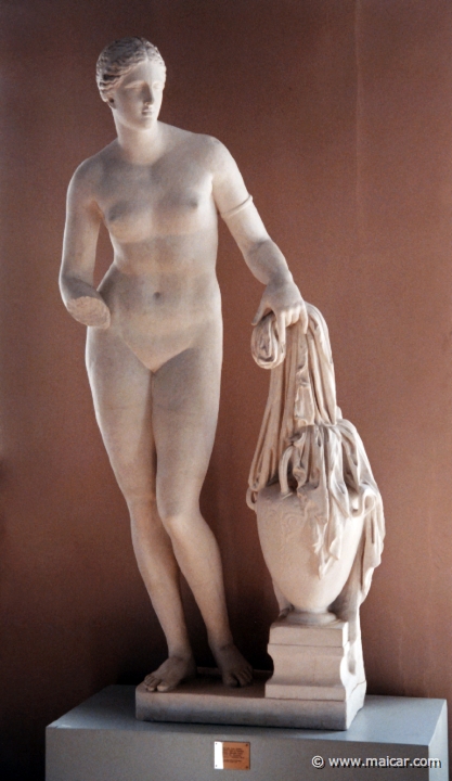 5225.jpg - 5225: Aphrodite from Cnidos. Praxiteles, 350 BC. Antikmuseet, Lund.