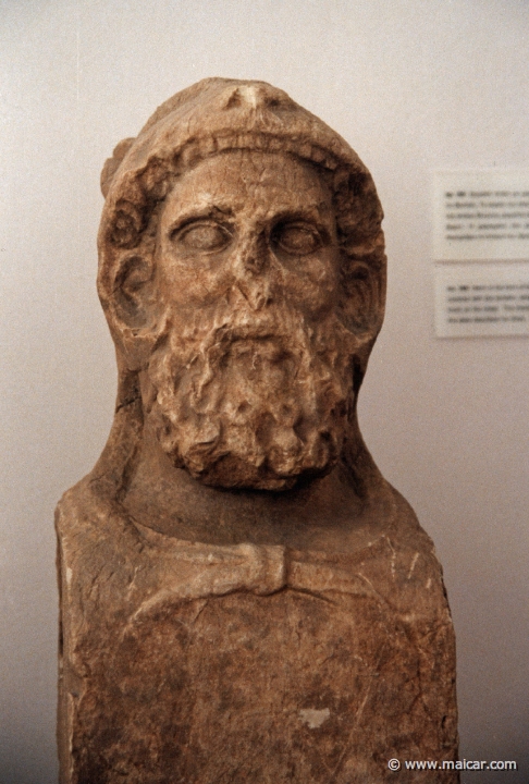 6102.jpg - 6101: Herm in the form of Heracles from Thespies, 1st C BC. Archaeological Museum, Thebes.