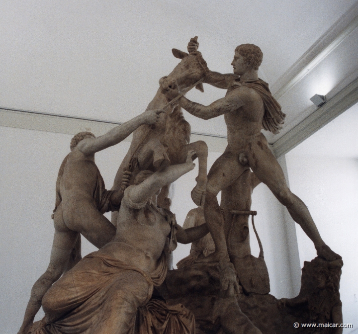 7025.jpg - 7025: Toro Farnese. Inizio III sec. d.C. Da originale di età ellenistica. National Archaeological Museum, Naples.