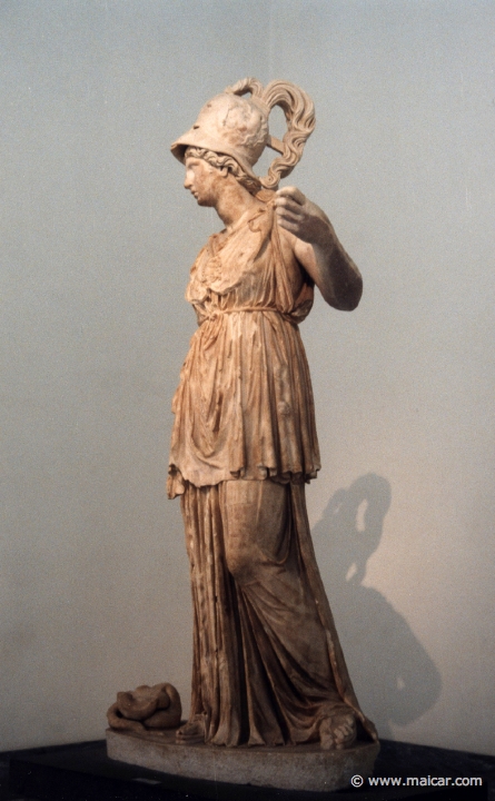 7029.jpg - 7029: Minerva. Inizio età imperiale. Da originale di V sec. a.C. National Archaeological Museum, Naples.