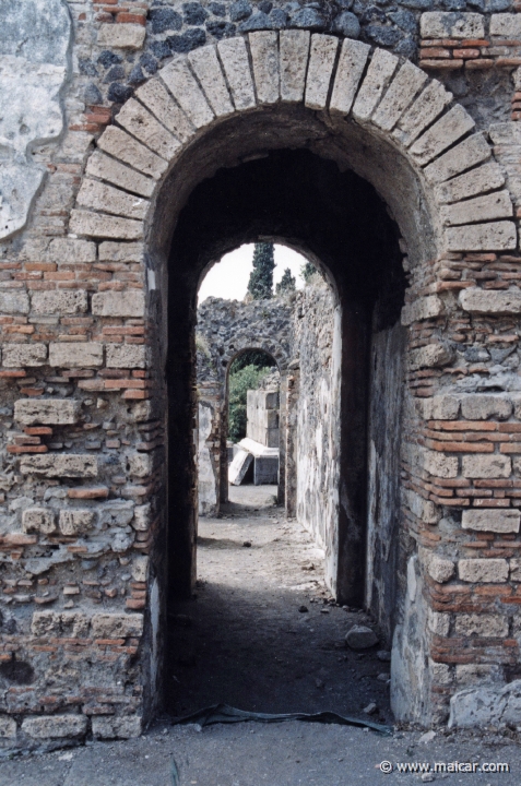 7414.jpg - Going to the Villa of Mysteries. Pompeii.