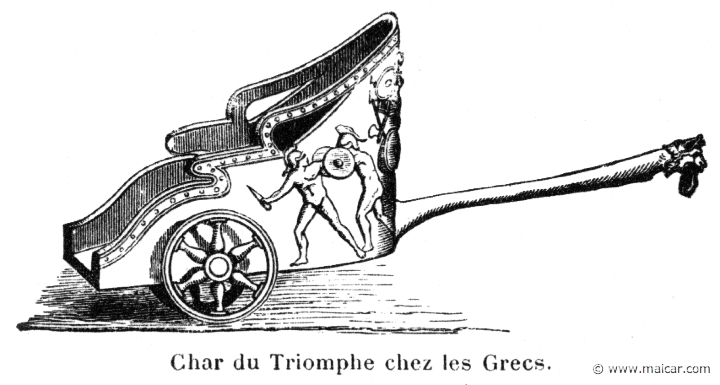 comm463.jpg - comm463: Char du Triomphe chez les Grecs. Info n/a. P. Commelin, Mythologie Grecque et Romaine, Éditions Garnier Frères, Paris.