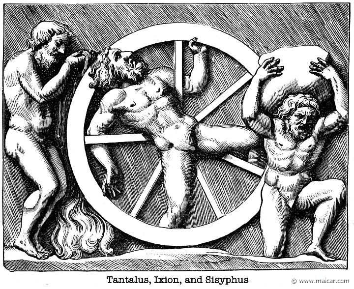 gay186.jpg - gay186: Tantalus, Ixion, and Sisyphus, punished in the Underworld.