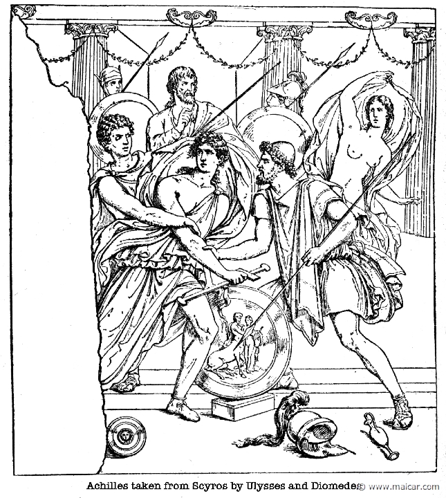 gay286.jpg - gay286: Odysseus and Diomedes (left) seizing Achilles in Scyros.