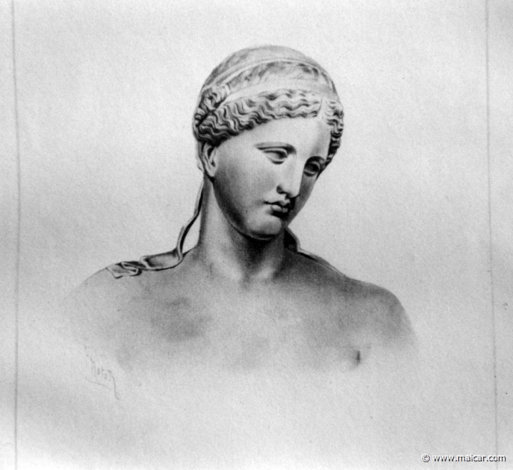 2905.jpg - 2905: Venus of Arles. Greek marble. Hyalograph drawn by G. de Roton.Philip Gilbert Hamerton, Man In Art (Macmillan and Co., London & New York 1892).