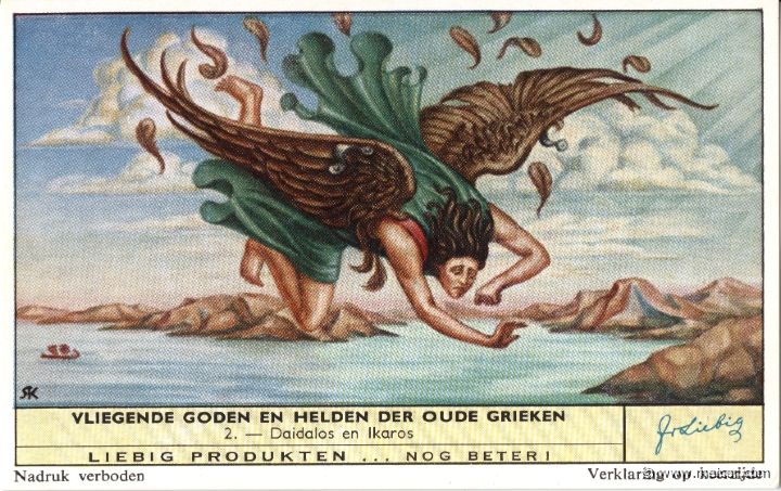 liebvlieg02.jpg - liebvlieg02: Icarus. Vliegende Goden en Helden der Oude Grieken. Liebig sets.
