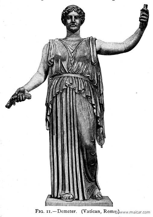 mur011.jpg - mur011: Demeter.Alexander S. Murray, Manual of Mythology (1898).