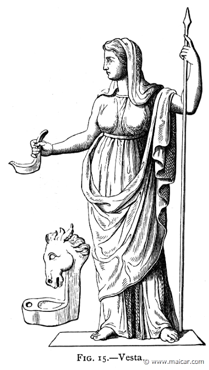 mur015.jpg - mur015: Hestia.Alexander S. Murray, Manual of Mythology (1898).