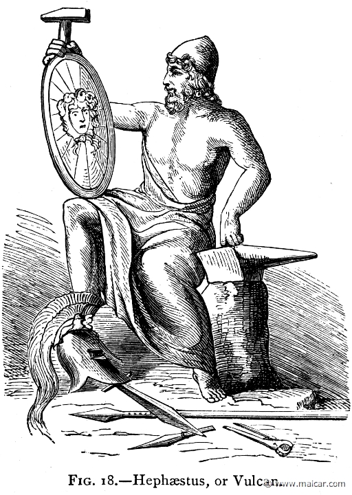 mur018.jpg - mur018: Hephaestus.Alexander S. Murray, Manual of Mythology (1898).