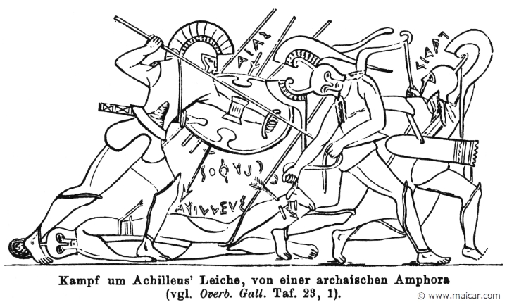 RI.1-0050.jpg - RI.1-0050: Fight over the corpse of Achilles.Wilhelm Heinrich Roscher (Göttingen, 1845- Dresden, 1923), Ausfürliches Lexikon der griechisches und römisches Mythologie, 1884.
