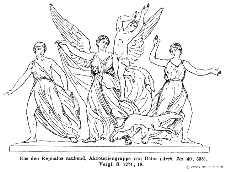 RI.1-1277.jpg - RI.1-1277: Eos abducting Cephalus. DelosWilhelm Heinrich Roscher (Göttingen, 1845- Dresden, 1923), Ausfürliches Lexikon der griechisches und römisches Mythologie, 1884.