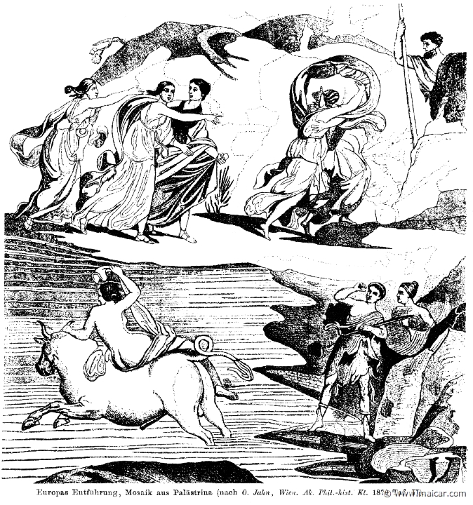 RI.1-1414.jpg - RI.1-1414: The abduction of Europa. Mosaic.Wilhelm Heinrich Roscher (Göttingen, 1845- Dresden, 1923), Ausfürliches Lexikon der griechisches und römisches Mythologie, 1884.