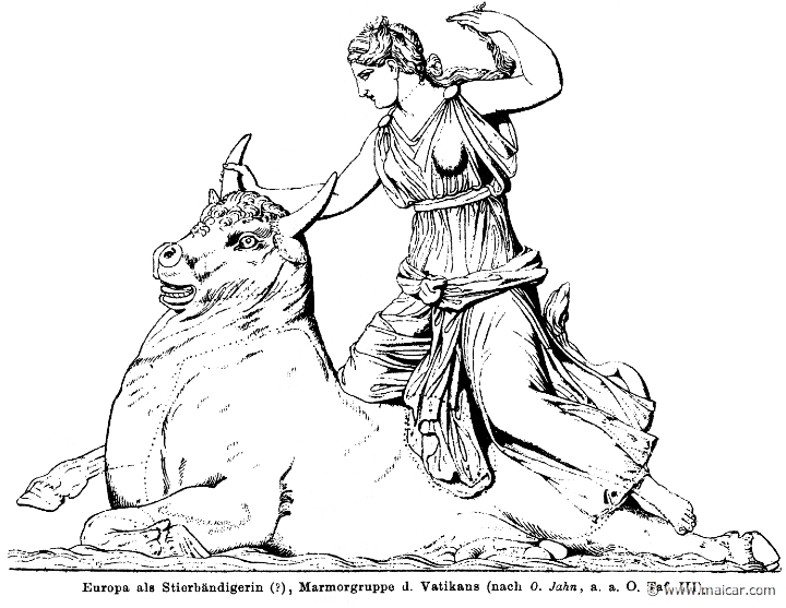 RI.1-1417.jpg - RI.1-1417: Europa steering the bull.Wilhelm Heinrich Roscher (Göttingen, 1845- Dresden, 1923), Ausfürliches Lexikon der griechisches und römisches Mythologie, 1884.