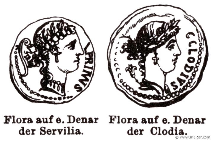 RI.2-1486.jpg - RI.2-1486: Flora.Wilhelm Heinrich Roscher (Göttingen, 1845- Dresden, 1923), Ausfürliches Lexikon der griechisches und römisches Mythologie, 1884.