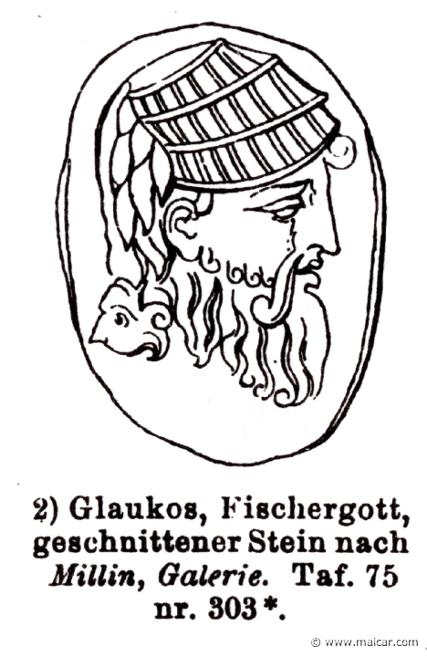 RI.2-1683.jpg - RI.2-1679: Glaucus, the sea god.Wilhelm Heinrich Roscher (Göttingen, 1845- Dresden, 1923), Ausfürliches Lexikon der griechisches und römisches Mythologie, 1884.