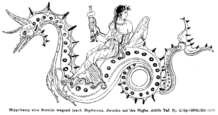 RI.2-2673.jpg - RI.2-2673: Nereid.Wilhelm Heinrich Roscher (Göttingen, 1845- Dresden, 1923), Ausfürliches Lexikon der griechisches und römisches Mythologie, 1884.