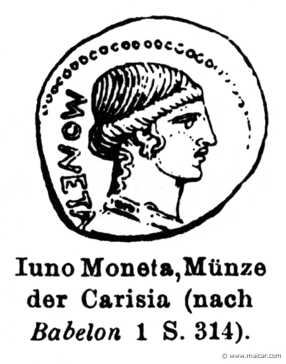 RII.1-0612.jpg - RII.1-0612: Juno.Wilhelm Heinrich Roscher (Göttingen, 1845- Dresden, 1923), Ausfürliches Lexikon der griechisches und römisches Mythologie, 1884.