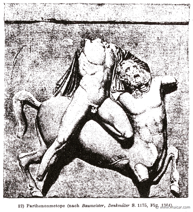RII.1-1079.jpg - RII.1-1079: Centaur.Wilhelm Heinrich Roscher (Göttingen, 1845- Dresden, 1923), Ausfürliches Lexikon der griechisches und römisches Mythologie, 1884.