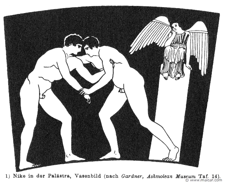 RIII.1-0307.jpg - RIII.1-0307: Nike in the Palaestra.Wilhelm Heinrich Roscher (Göttingen, 1845- Dresden, 1923), Ausfürliches Lexikon der griechisches und römisches Mythologie, 1884.