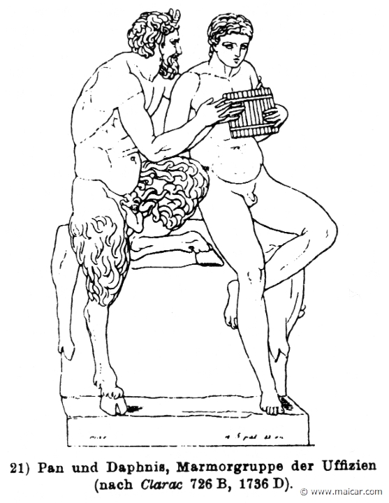 RIII.1-1455.jpg - RIII.1-1455: Pan and Daphnis.Wilhelm Heinrich Roscher (Göttingen, 1845- Dresden, 1923), Ausfürliches Lexikon der griechisches und römisches Mythologie, 1884.