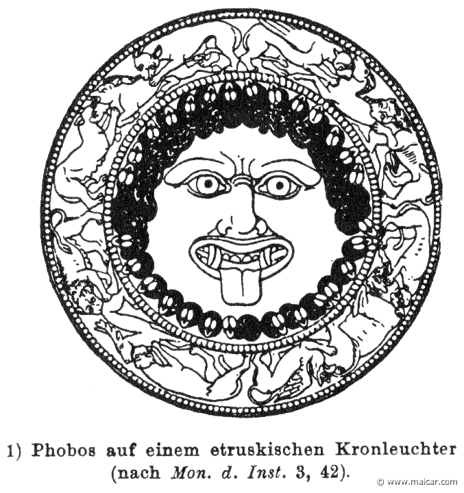 RIII.2-2389.jpg - RIII.2-2389: Phobos.Wilhelm Heinrich Roscher (Göttingen, 1845- Dresden, 1923), Ausfürliches Lexikon der griechisches und römisches Mythologie, 1884.