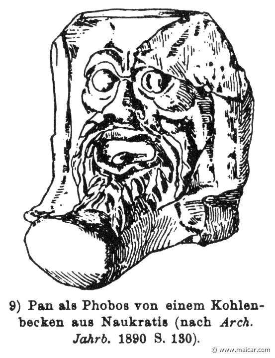 RIII.2-2394.jpg - RIII.2-2394: Pan as Phobos.Wilhelm Heinrich Roscher (Göttingen, 1845- Dresden, 1923), Ausfürliches Lexikon der griechisches und römisches Mythologie, 1884.
