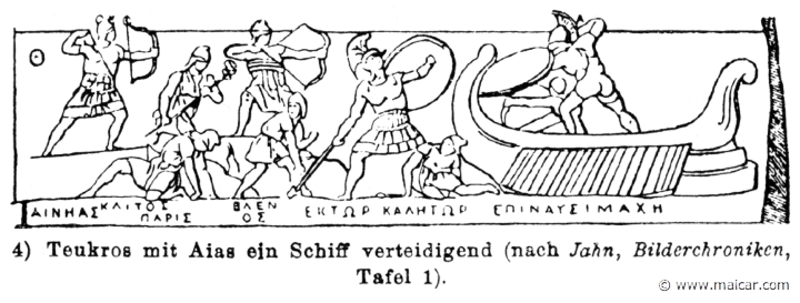 RV-0423c.jpg - RV-0423c: Teucer and Ajax defending a ship against Hector.Wilhelm Heinrich Roscher (Göttingen, 1845- Dresden, 1923), Ausfürliches Lexikon der griechisches und römisches Mythologie, 1884.