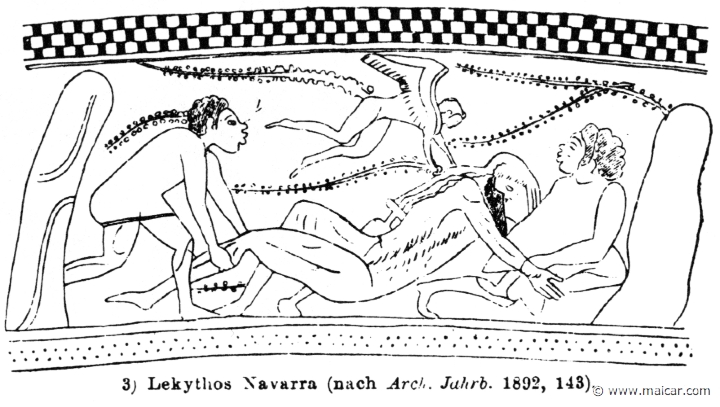 RV-0503.jpg - RV-0503: Hypnos and Thanatos.Wilhelm Heinrich Roscher (Göttingen, 1845- Dresden, 1923), Ausfürliches Lexikon der griechisches und römisches Mythologie, 1884.