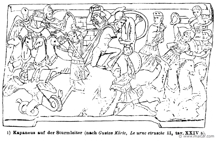 RV-1567.jpg - RV-1567: Capaneus in the Theban war.Wilhelm Heinrich Roscher (Göttingen, 1845- Dresden, 1923), Ausfürliches Lexikon der griechisches und römisches Mythologie, 1884.
