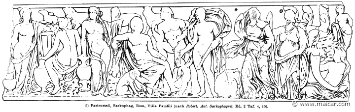 RIII.1-1621.jpg - RIII.1-1621: Judgment of Paris. Wilhelm Heinrich Roscher (Göttingen, 1845- Dresden, 1923), Ausfürliches Lexikon der griechisches und römisches Mythologie, 1884.