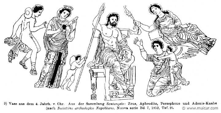 RV-0065c.jpg - RV-0065c: Persephone, Zeus, Adonis.Wilhelm Heinrich Roscher (Göttingen, 1845- Dresden, 1923), Ausfürliches Lexikon der griechisches und römisches Mythologie, 1884.