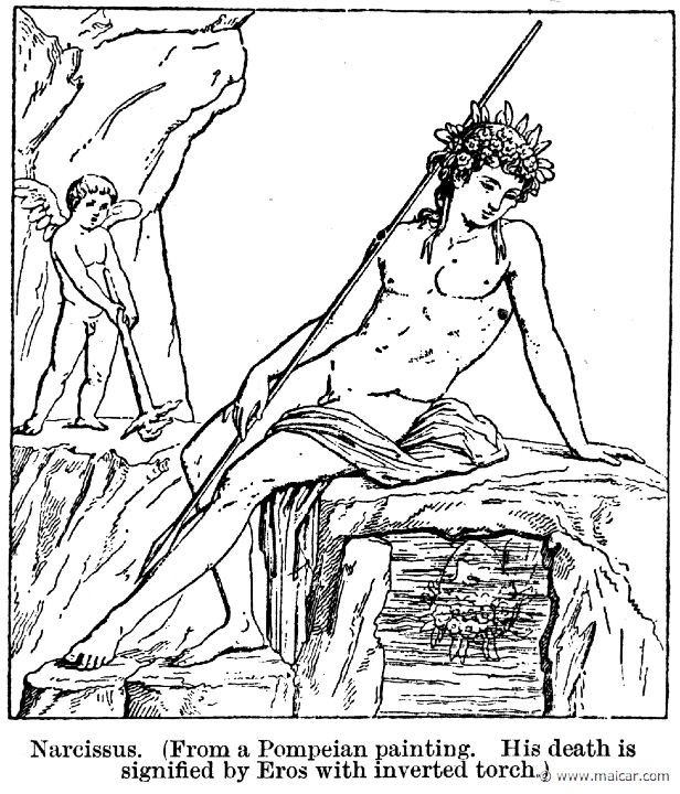 smi389.jpg - smi389: Narcissus. Sir William Smith, A Smaller Classical Dictionary of Biography, Mythology, and Geography (1898).