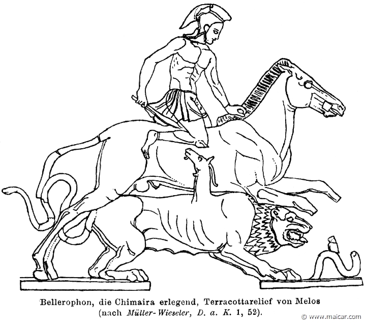 RI.1-0770.jpg - RI.1-0770: Bellerophon fighting the Chimera. Wilhelm Heinrich Roscher (Göttingen, 1845- Dresden, 1923), Ausfürliches Lexikon der griechisches und römisches Mythologie, 1884.
