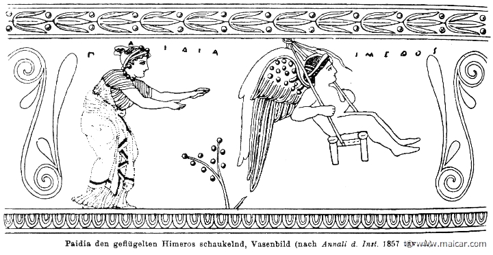 RIII.1-1252.jpg - RIII.1-1252: Paedia and Himerus.Wilhelm Heinrich Roscher (Göttingen, 1845- Dresden, 1923), Ausfürliches Lexikon der griechisches und römisches Mythologie, 1884.