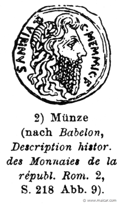 RIV-0016.jpg - RIV-0016: Quirinus (Romulus). Roman (republic) coin.Wilhelm Heinrich Roscher (Göttingen, 1845- Dresden, 1923), Ausfürliches Lexikon der griechisches und römisches Mythologie, 1884.